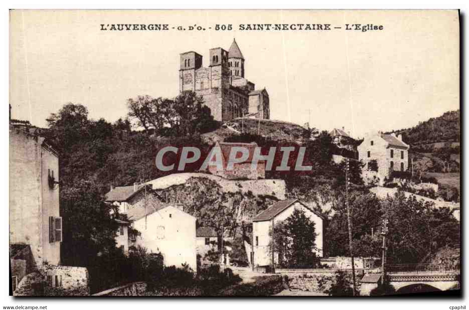 CPA Saint Nectaire le Haut Eglise