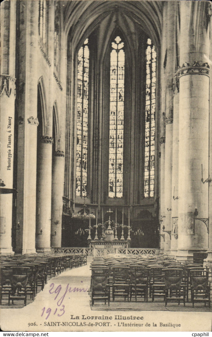 CPA Saint Nicolas De Port L'Interieur De La Basilique