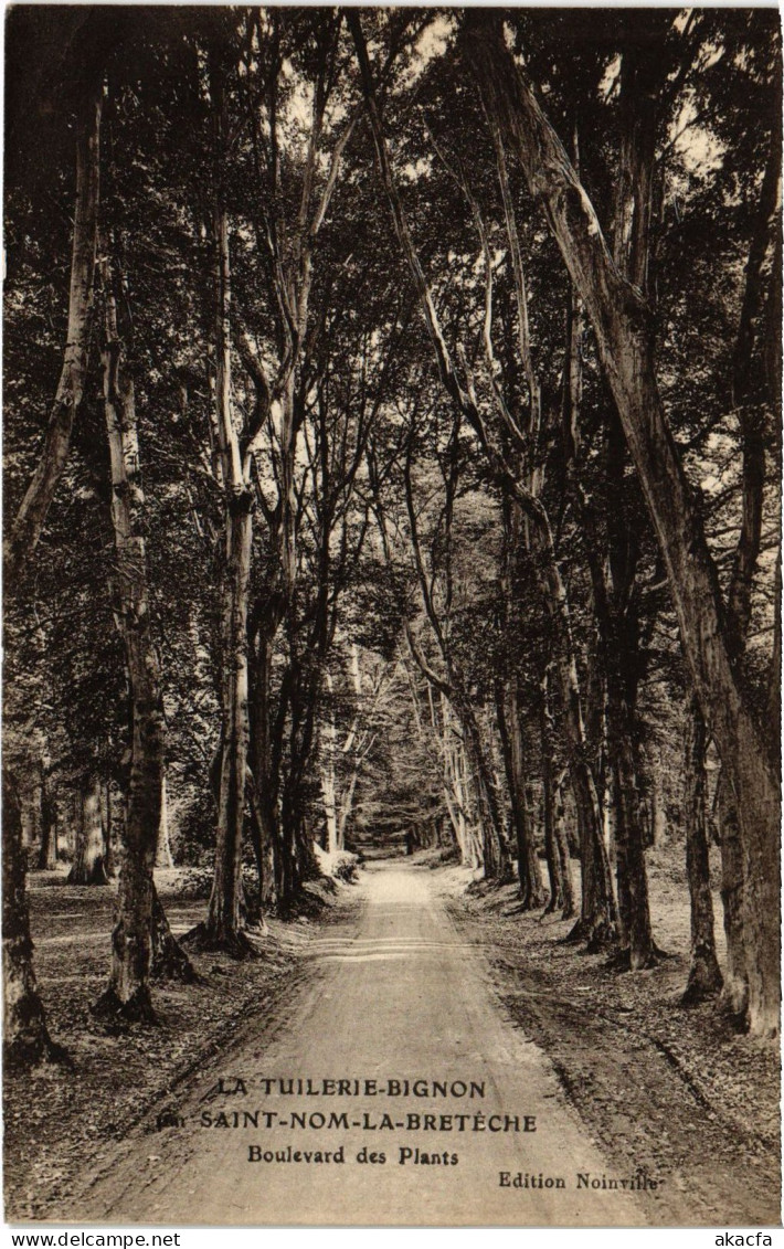 CPA SAINT-NOM-la-BRETECHE LA TUILERIE-BIGNON - Boulevard des Plants (1386012)