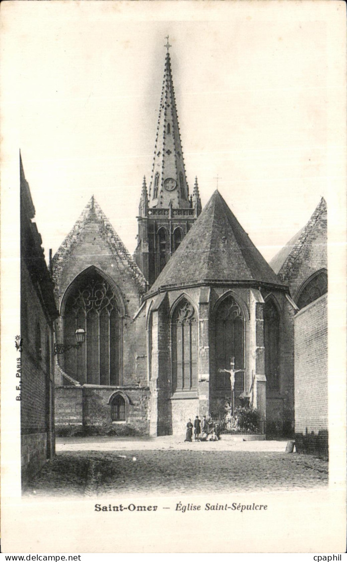 CPA Saint Omer Eglise Saint Sepulcre