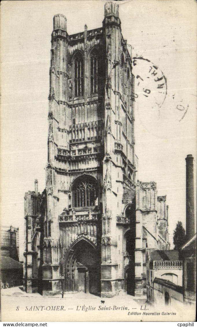 CPA Saint Omer L Eglise Saint Bertin
