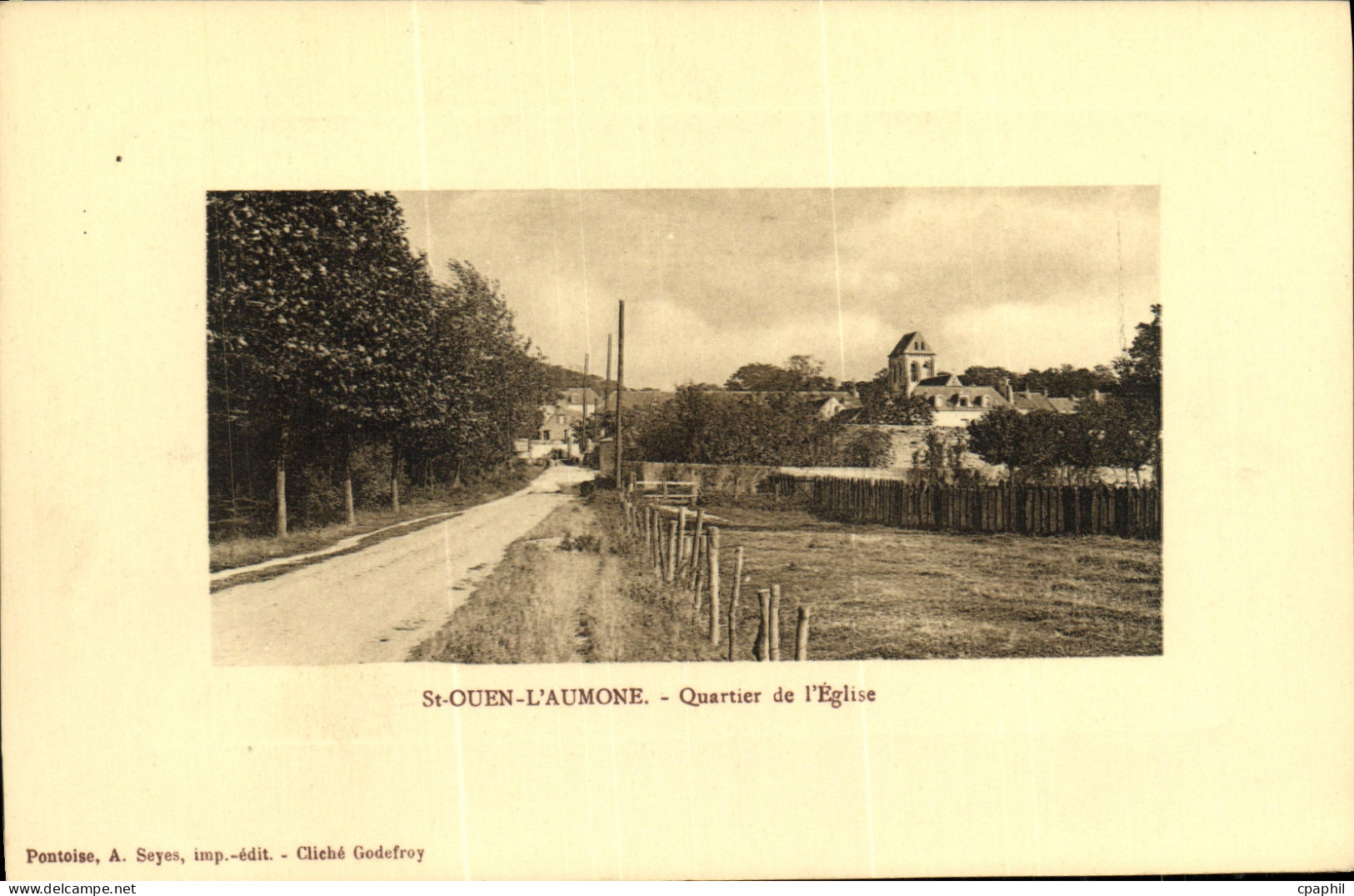 CPA Saint Ouen L Aumone Quartier de L Eglise