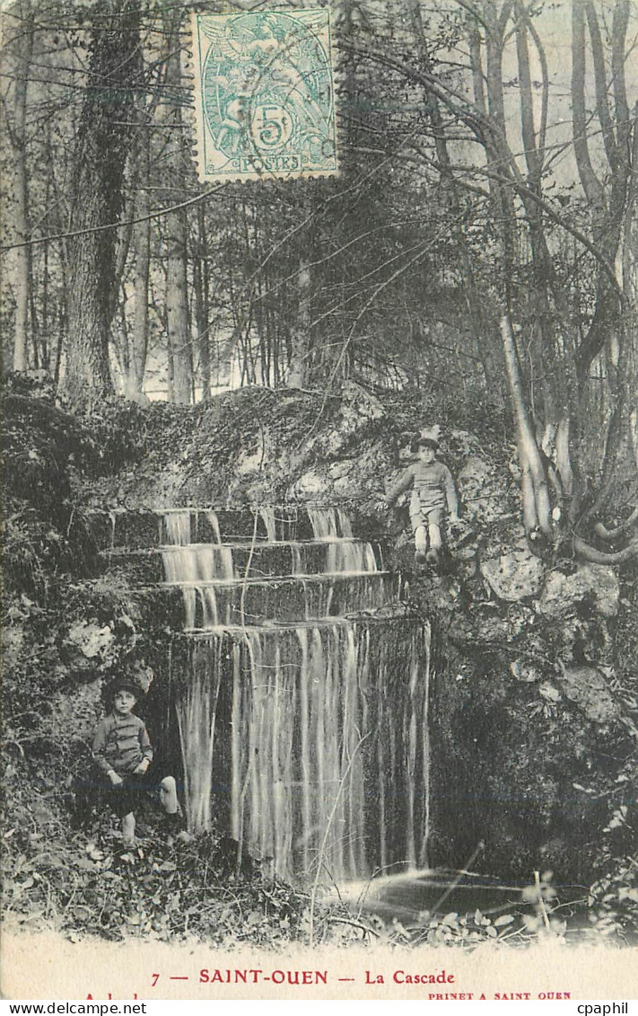 CPA Saint Ouen La Cascade