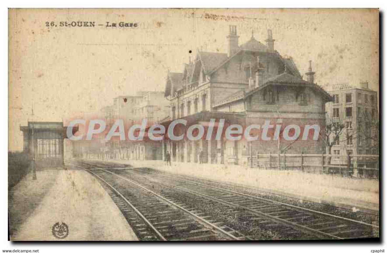 CPA Saint Ouen La Gare