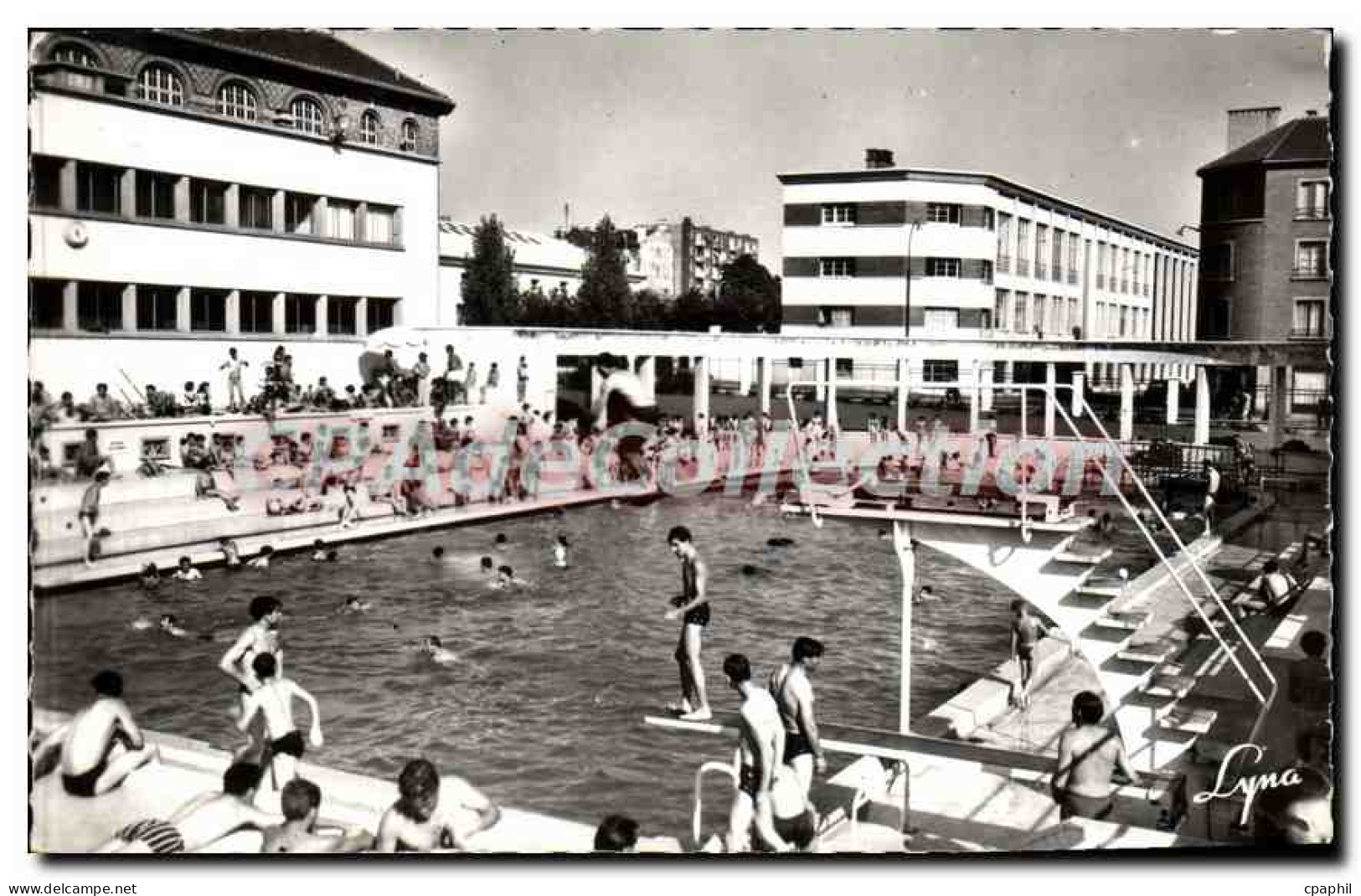 CPA Saint Ouen La Piscine Municipale