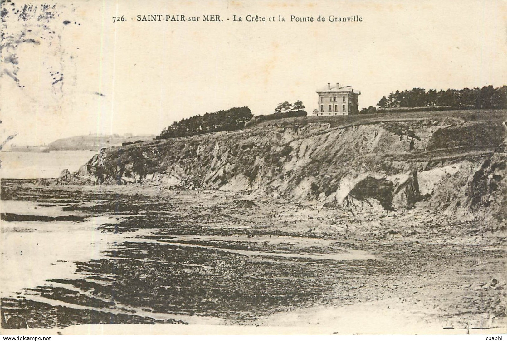 CPA SAINT-PAIR-SUR-MER-La crete et la Pointe de Granville