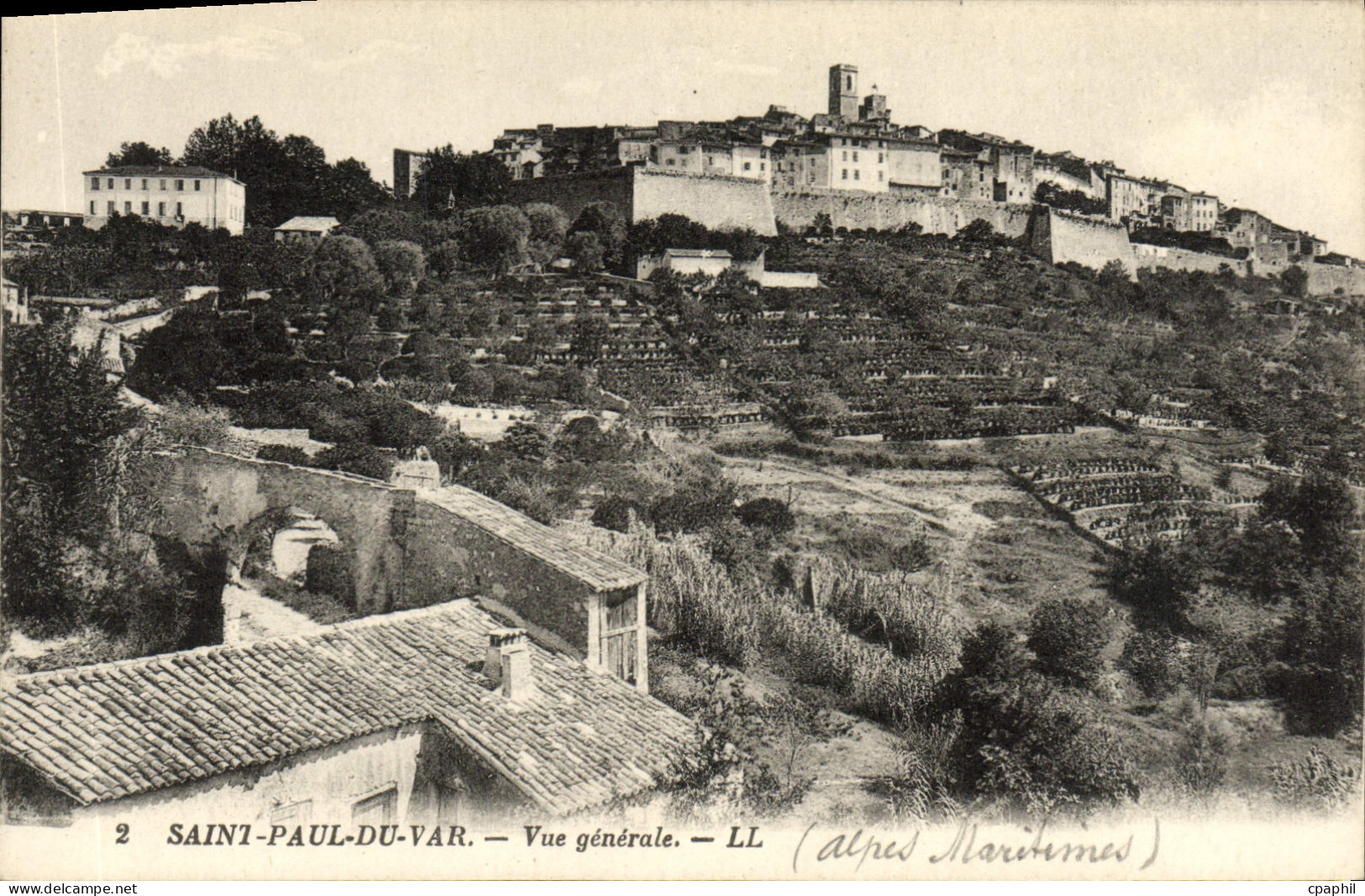 CPA Saint Paul Du Var Vue Generale