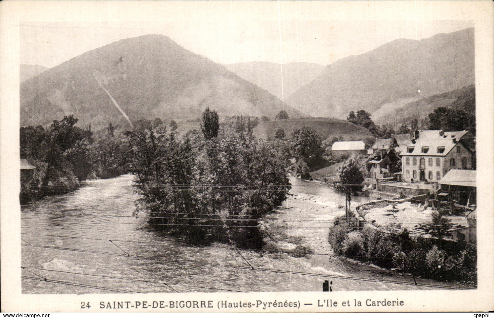 CPA Saint Pe De Bigorre L'ile et la Cardrie