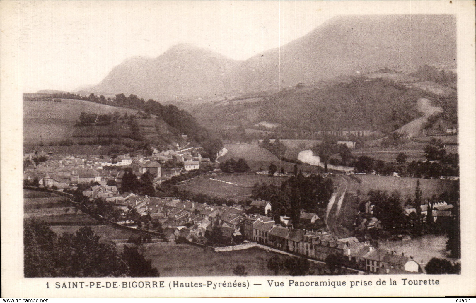 CPA Saint Pe De Bigorre Vue Panoramique Prise de la Tourette