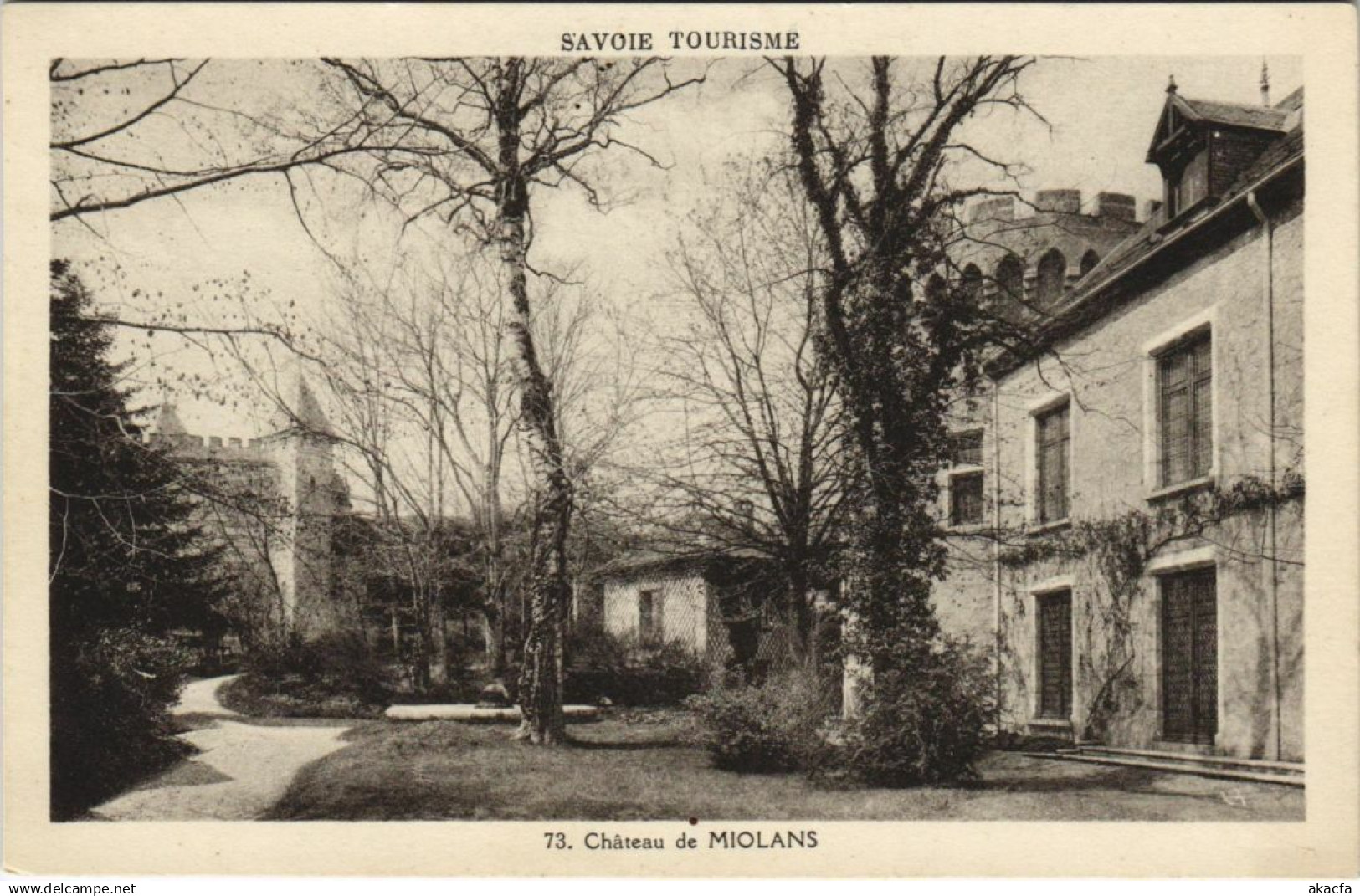 CPA SAINT-PIERRE-d'ALBIGNY Chateau de Miolans (1191437)
