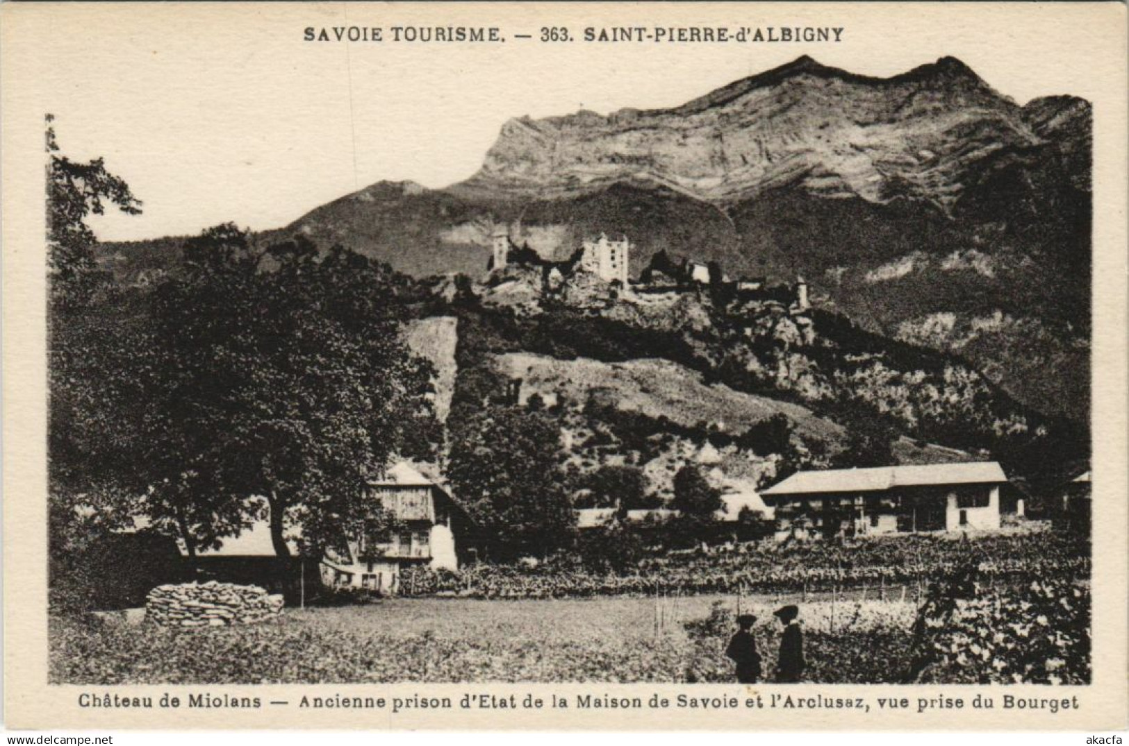 CPA SAINT-PIERRE-d'ALBIGNY Chateau de Miolans (1192734)