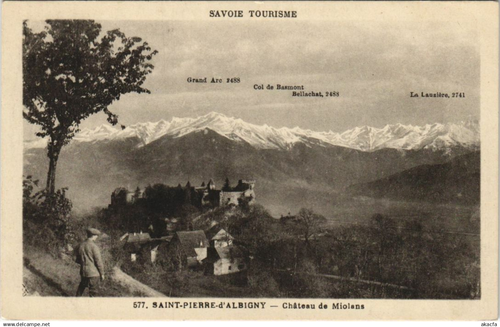 CPA SAINT-PIERRE-d'ALBIGNY Chateau de Miolans (1192739)