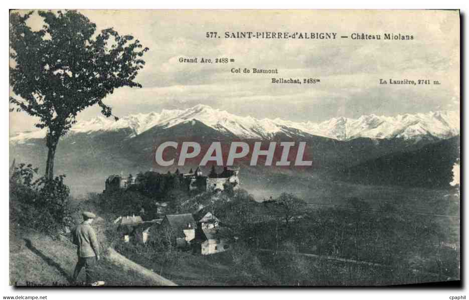 CPA Saint Pierre d Albigny Chateau Miolans