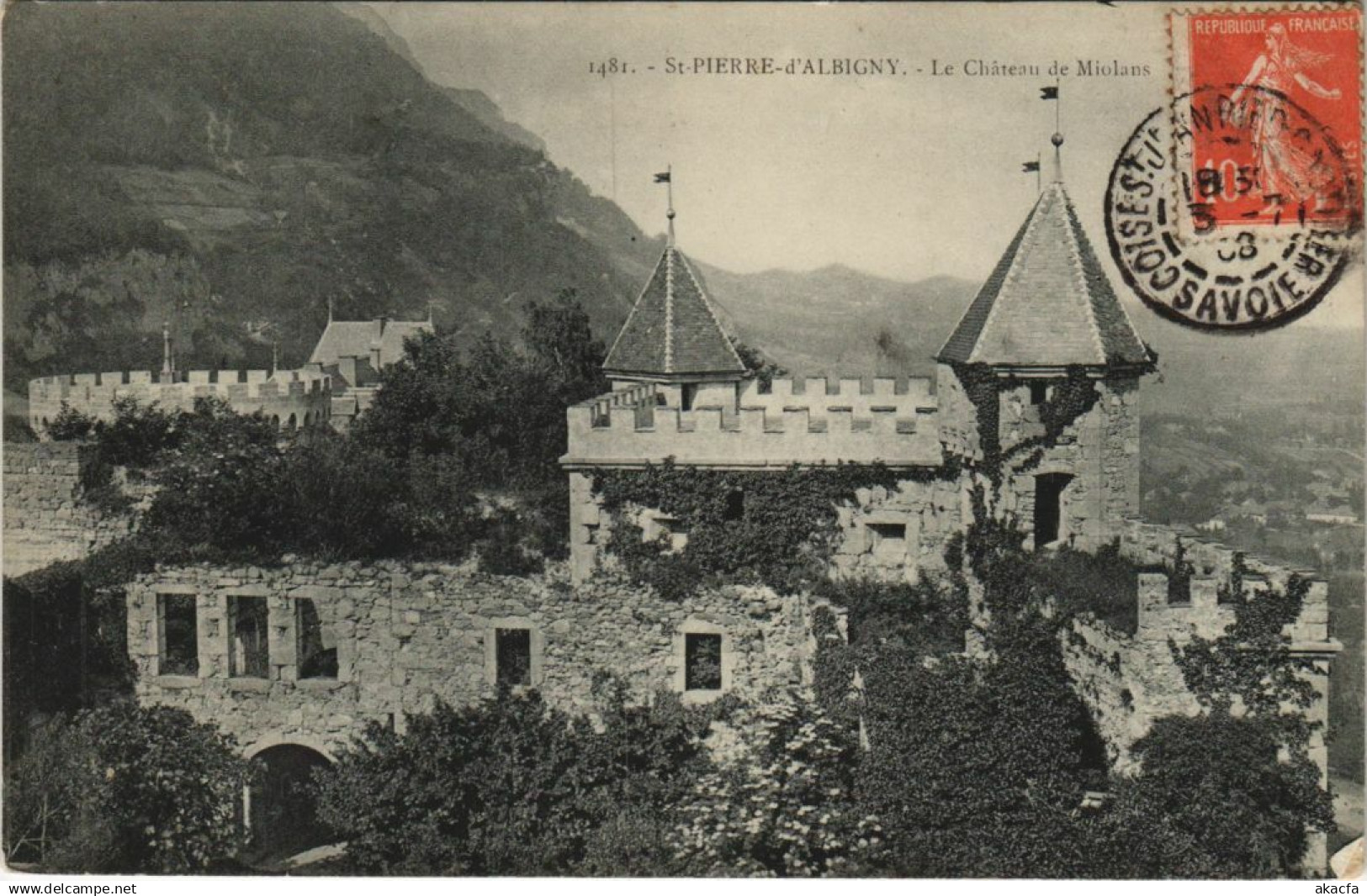 CPA SAINT-PIERRE-d'ALBIGNY Le Chateau de Miolans (1192774)