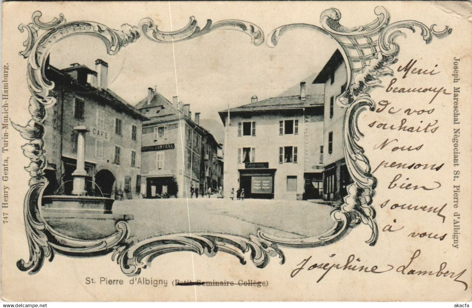 CPA SAINT-PIERRE-d'ALBIGNY Petit Seminaire College (1191006)