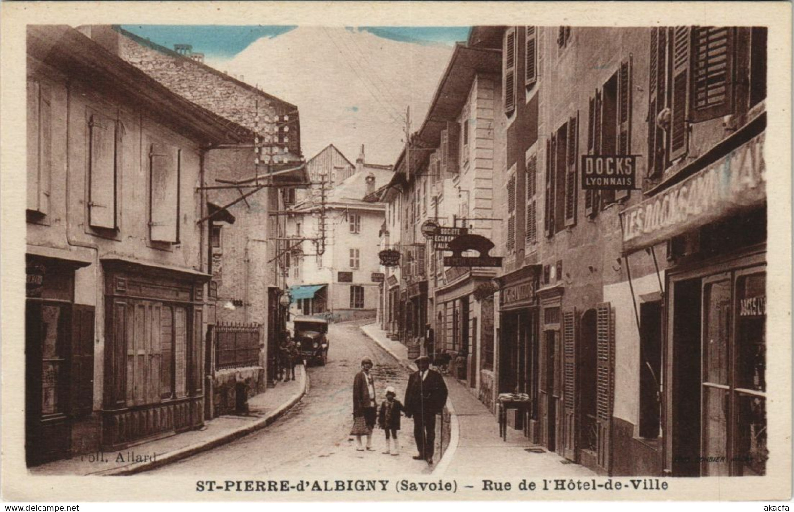 CPA SAINT-PIERRE-d'ALBIGNY Rue de l'Hotel de Ville (1192790)