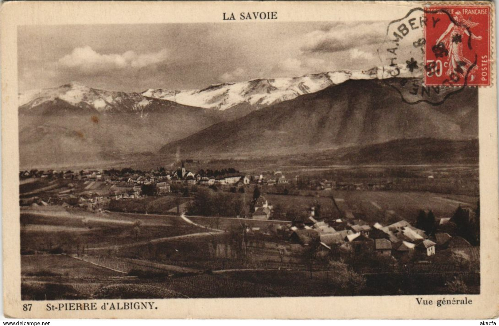 CPA SAINT-PIERRE-d'ALBIGNY Vue Generale (1191030)