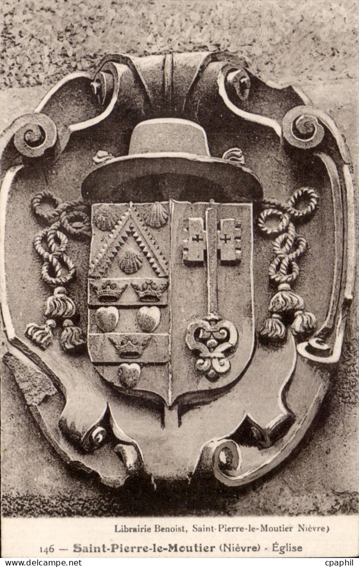 CPA Saint Pierre le Moutier Eglise
