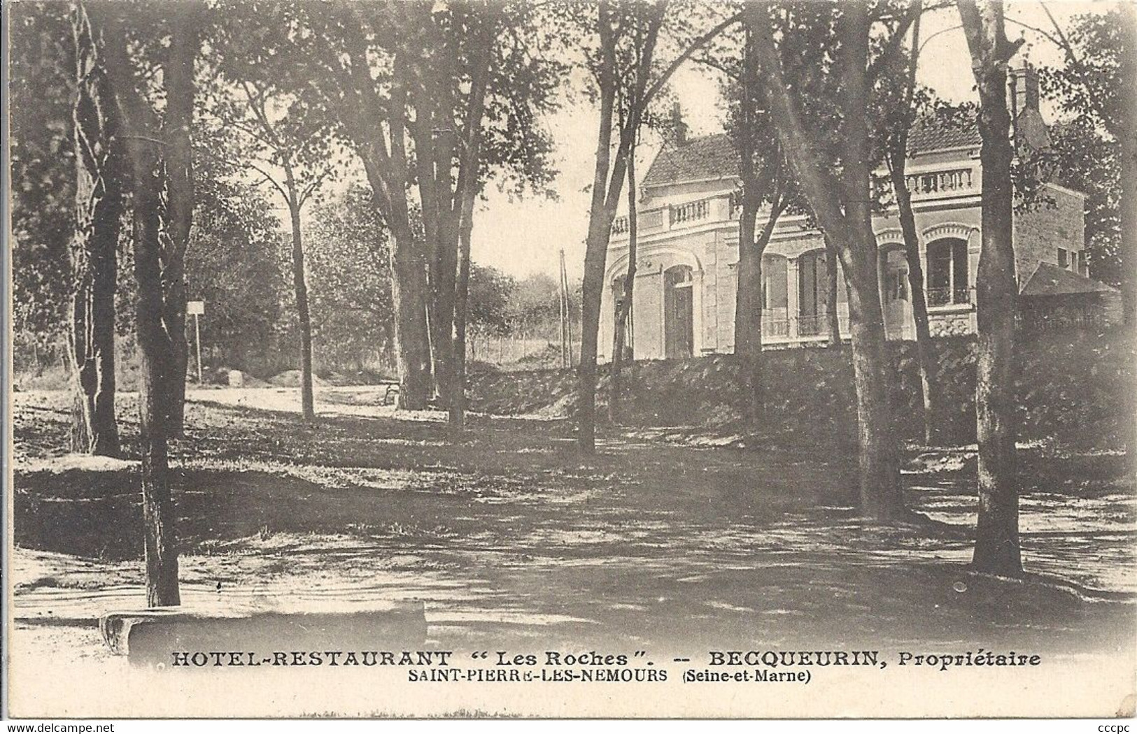 CPA Saint-Pierre-les-Nemours Hôtel Restaurant Les Roches