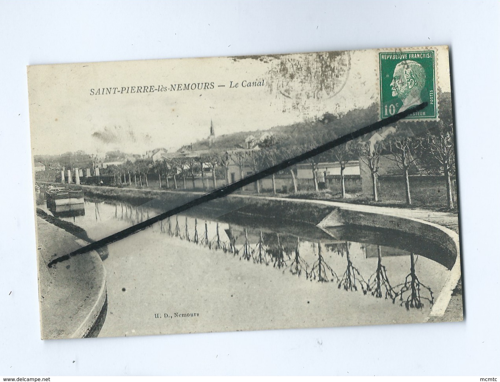 CPA  - Saint Pierre les Nemours - Le Canal