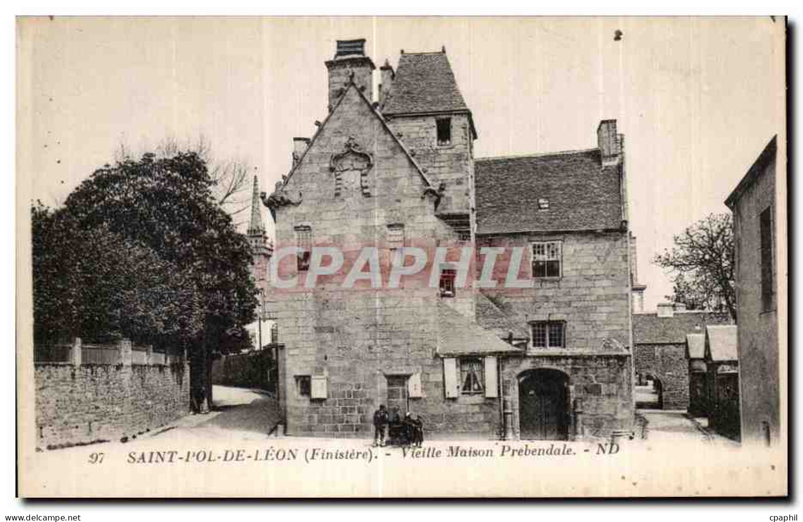 CPA Saint Pol De Leon (Finistere) Vieille Maison Prebendale