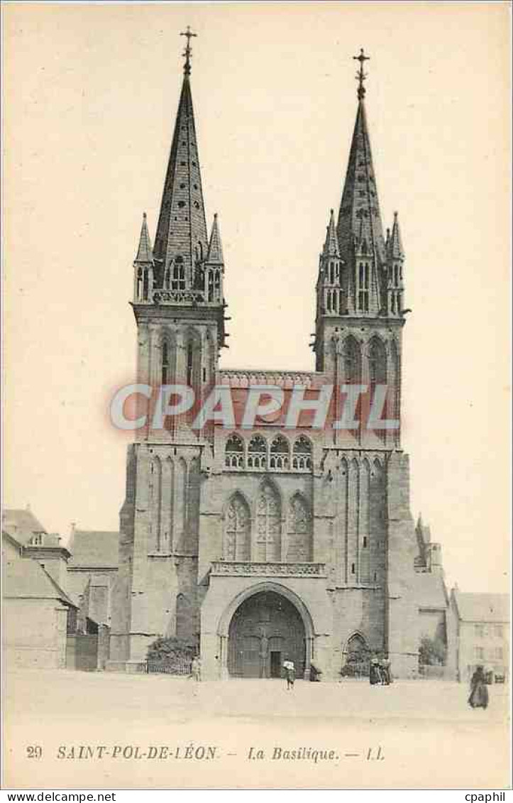 CPA Saint Pol de Leon La Basilique
