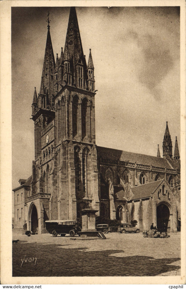 CPA Saint Pol De Leon La basilique AncienneCathedrale