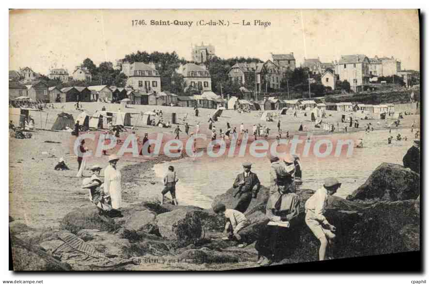 CPA SAINT-QUAY-PORTRIEUX la plage