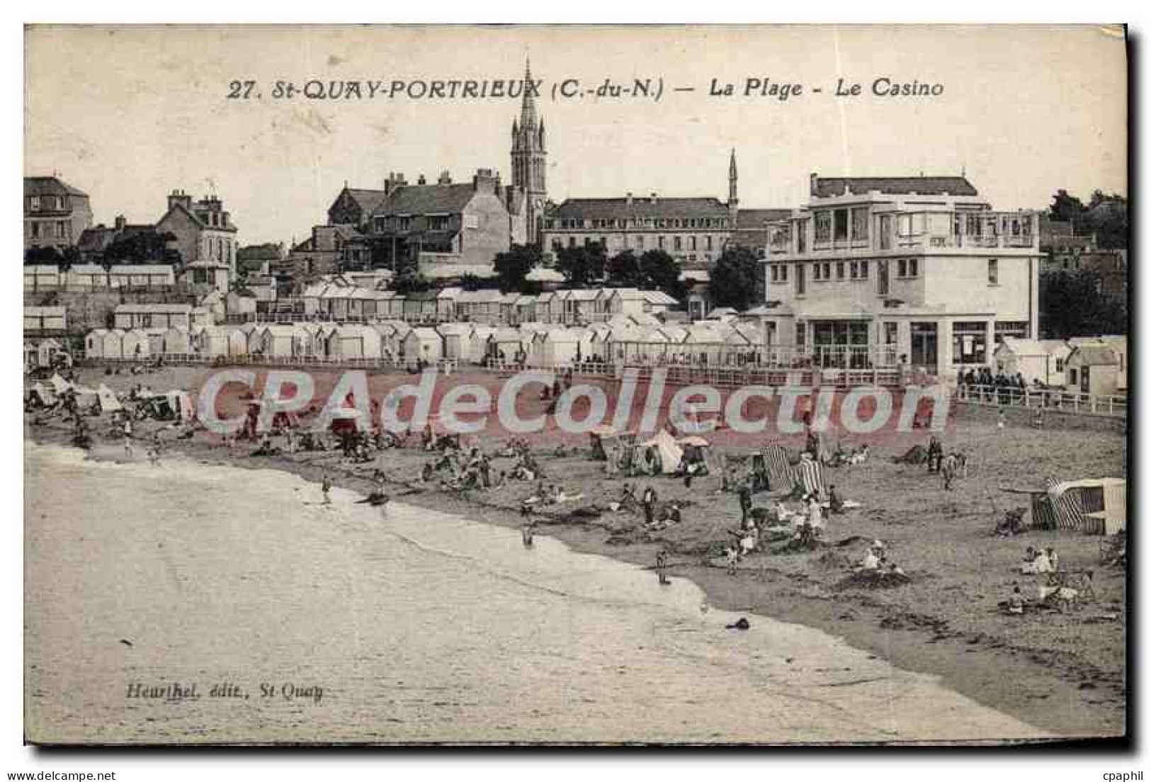CPA SAINT-QUAY-PORTRIEUX la plage le casino