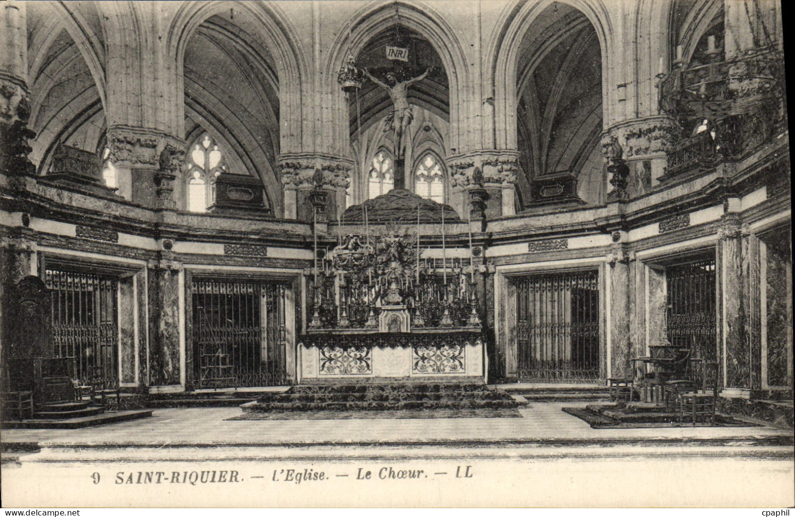CPA Saint Riquier L'Eglise Le Choeur