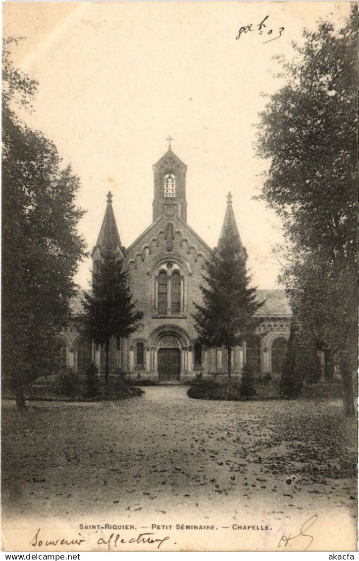 CPA SAINT-RIQUIER Petit Seminaire - Chapelle (1292122)