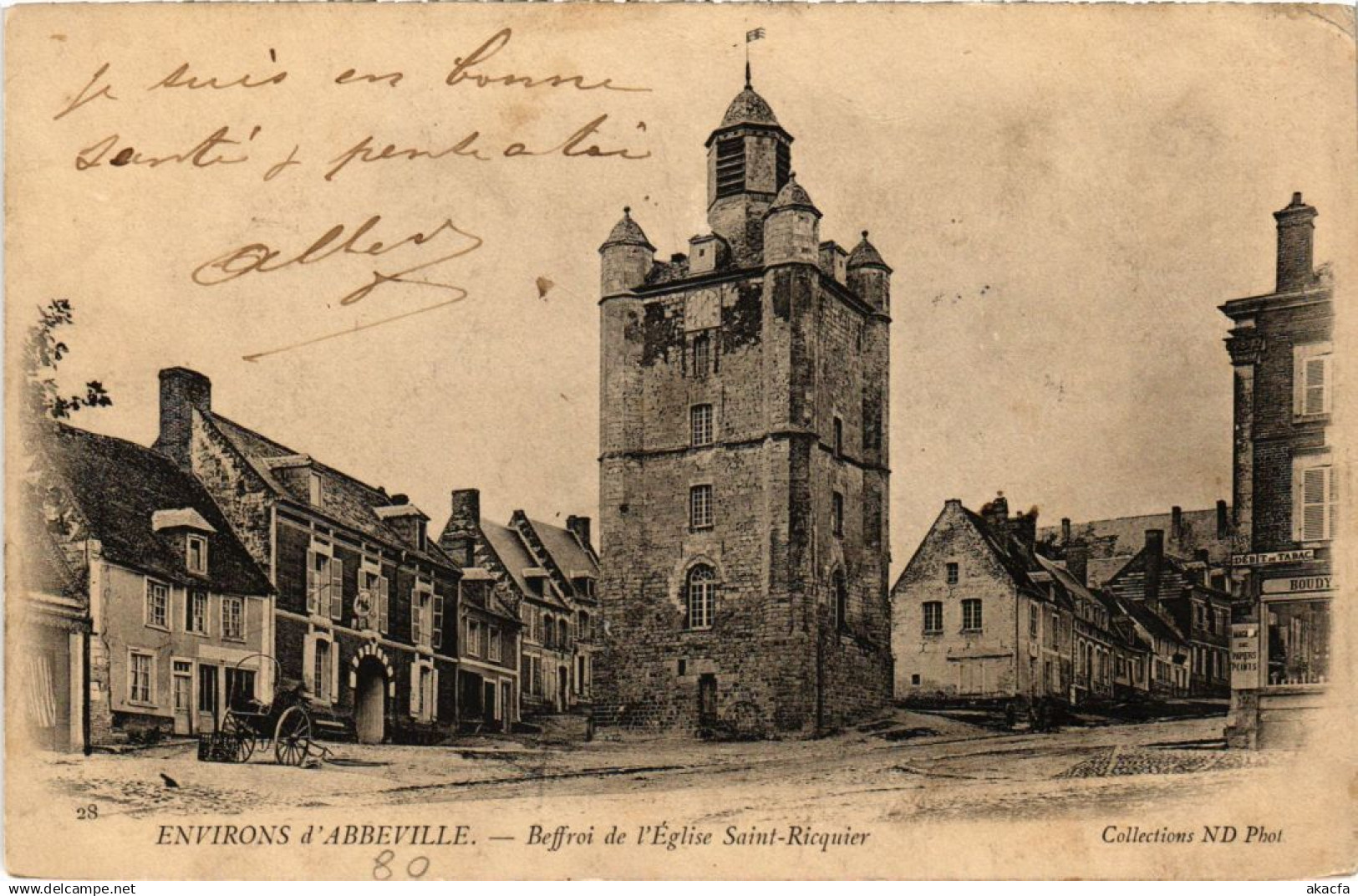 CPA SAINT-RIQUIER SAINT-RICQUIER - Beffroi de l'Eglise (1292094)