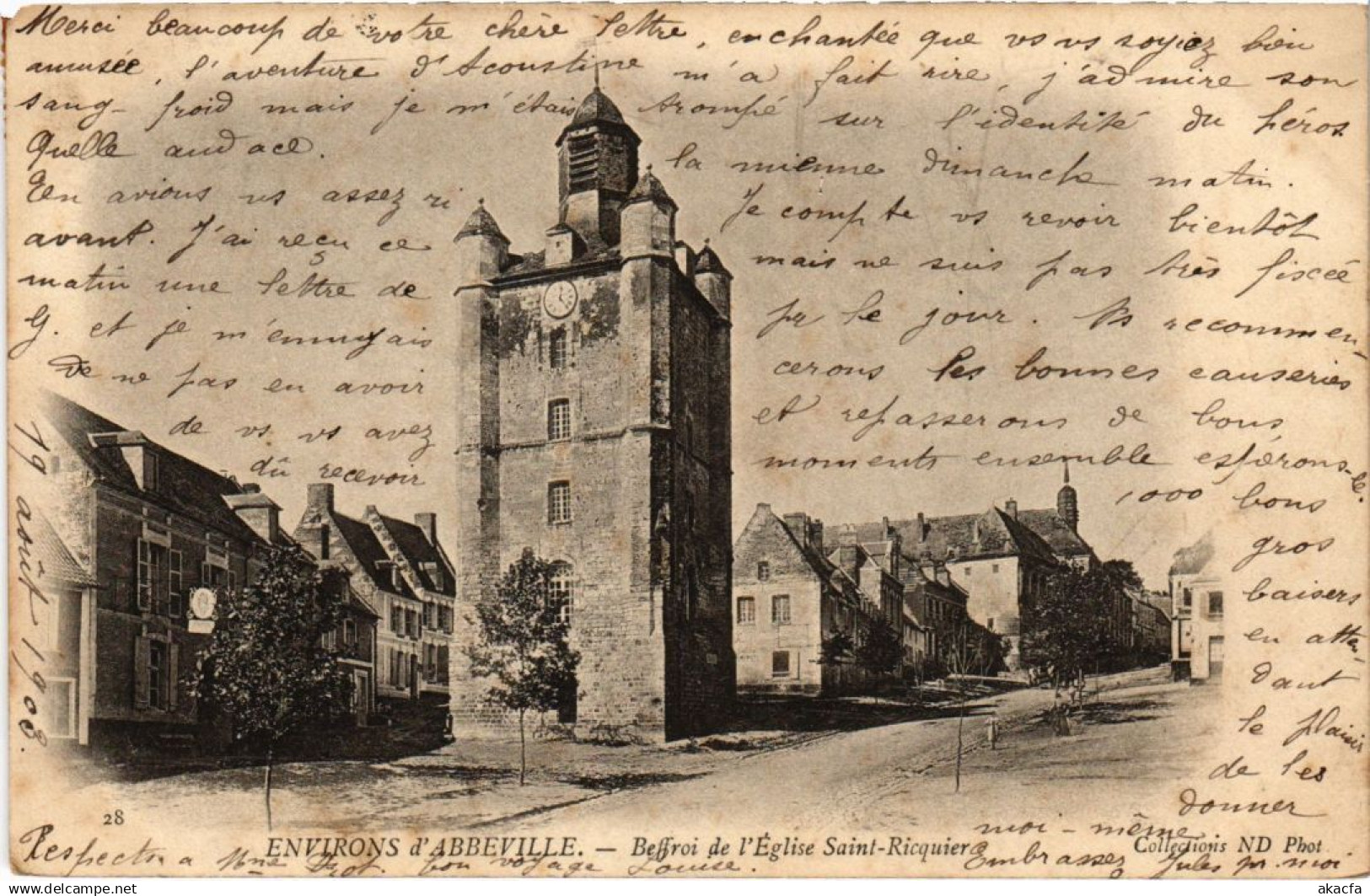 CPA SAINT-RIQUIER SAINT-RICQUIER - Beffroi de l'Eglise (1292097)