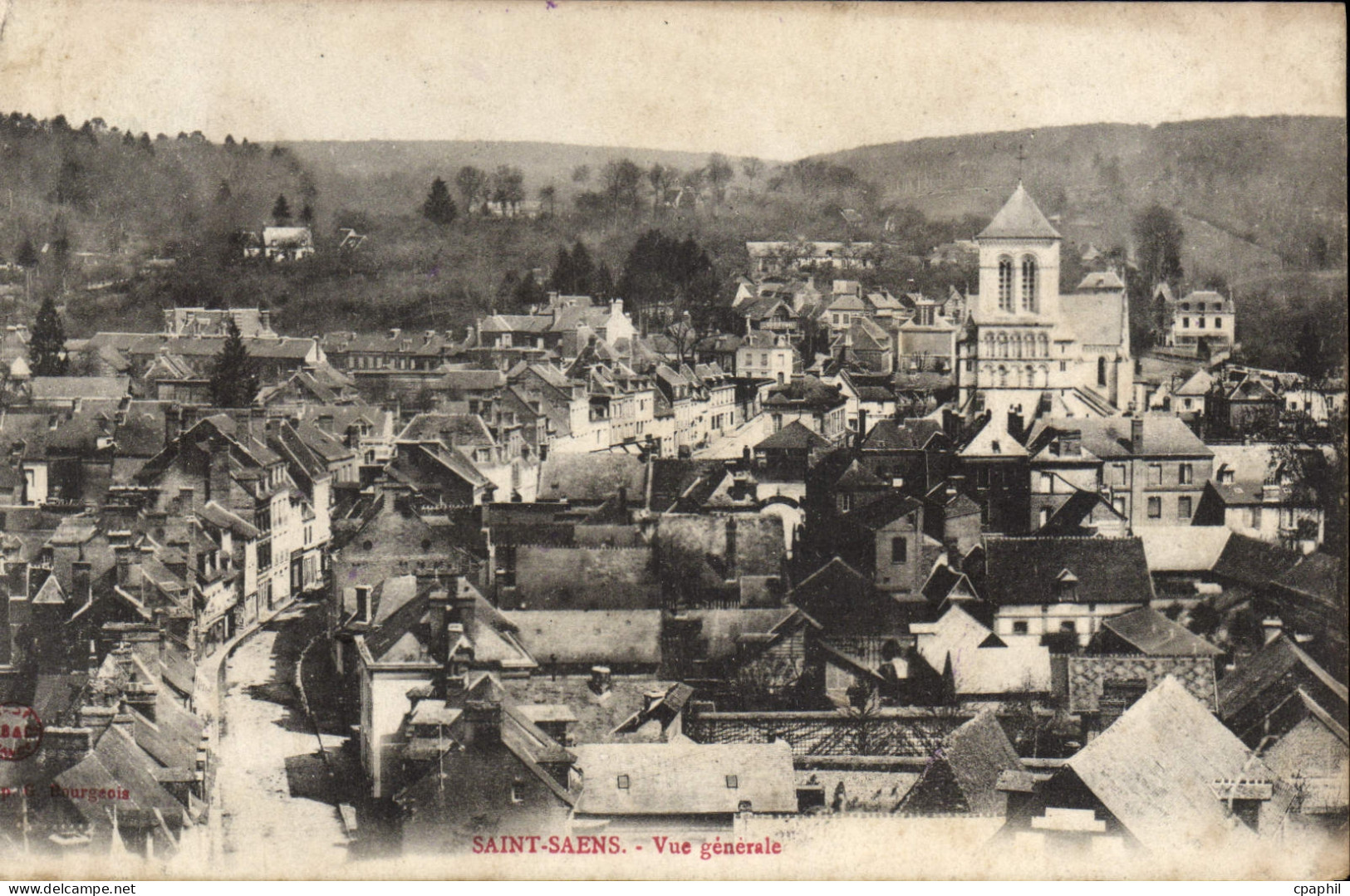 CPA Saint Saens Vue Generale