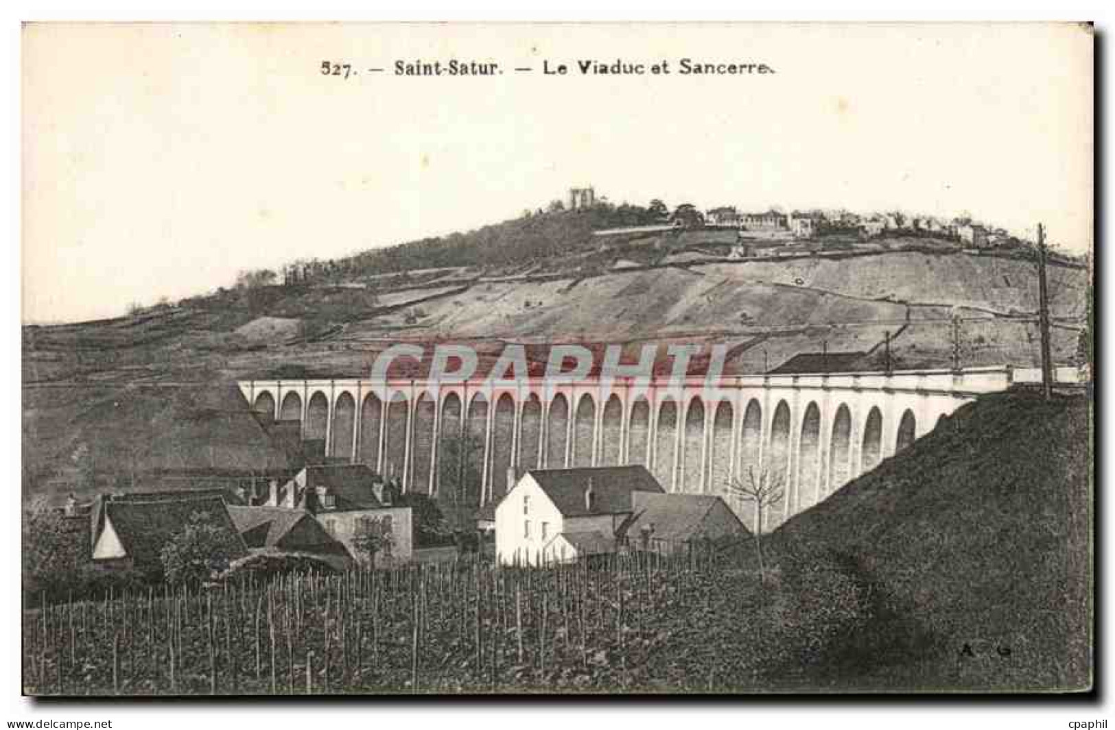 CPA Saint Satur Le Viaduc Et Sancerre