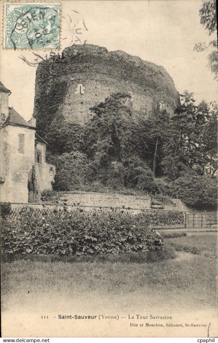 CPA Saint Sauveur La Tour Sarrazine