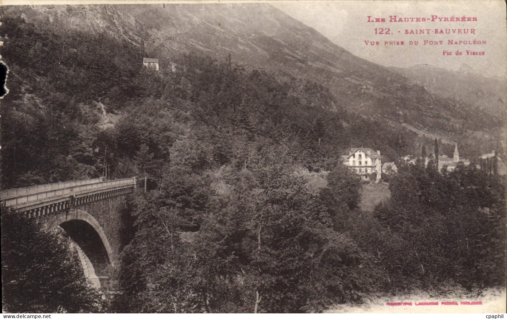 CPA Saint Sauveur Vue Prise du Pont Napoleon