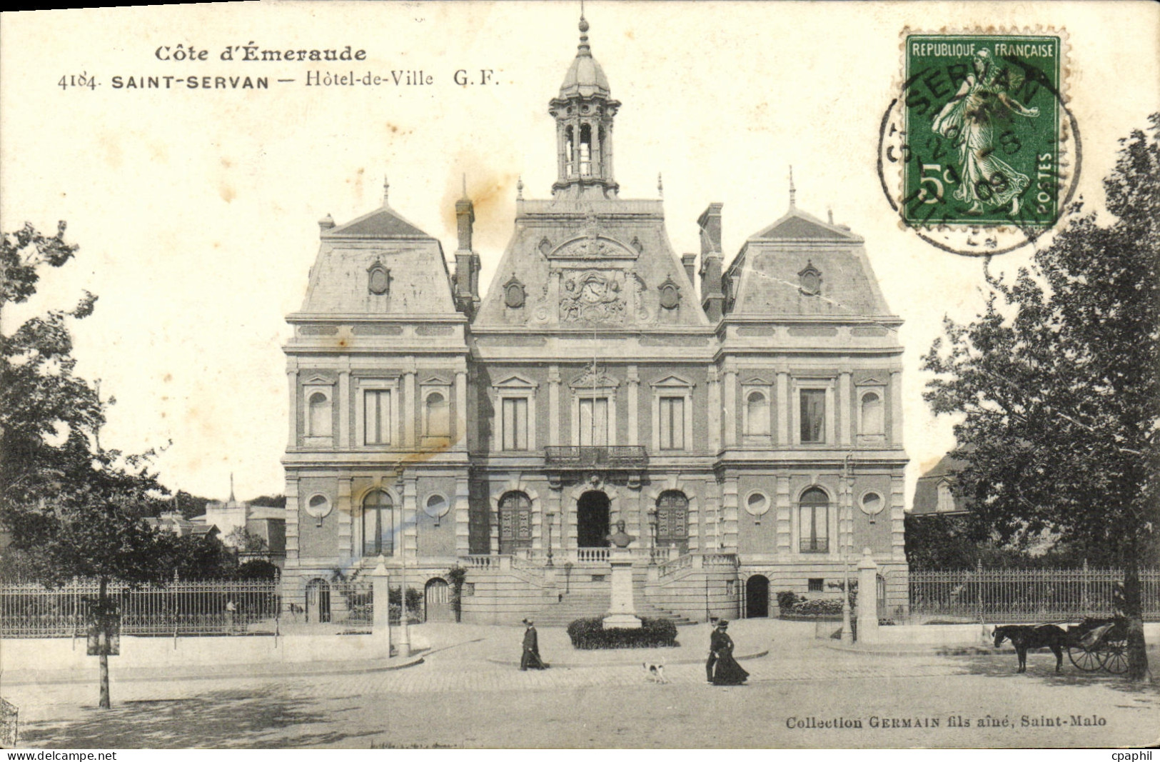 CPA Saint Servan Hotel de Ville