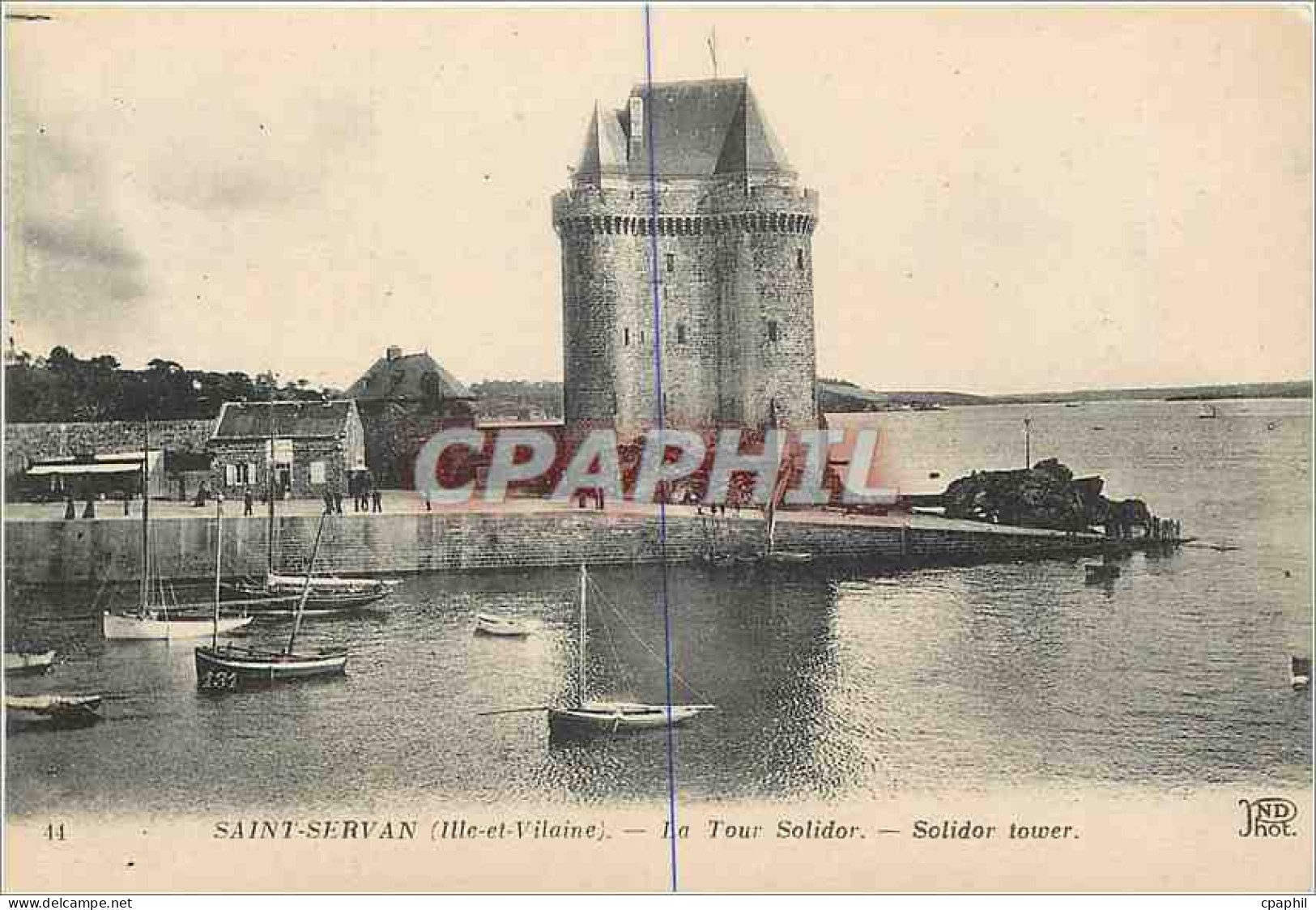 CPA Saint Servan Ille et Vilaine La Tour Solidor