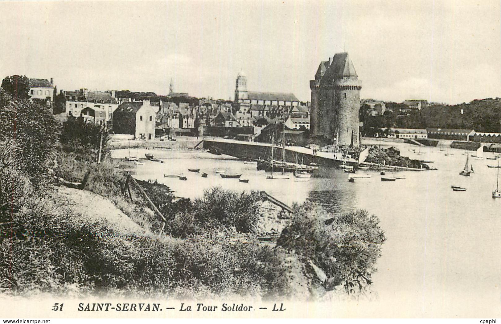 CPA Saint Servan La Tour Solidor