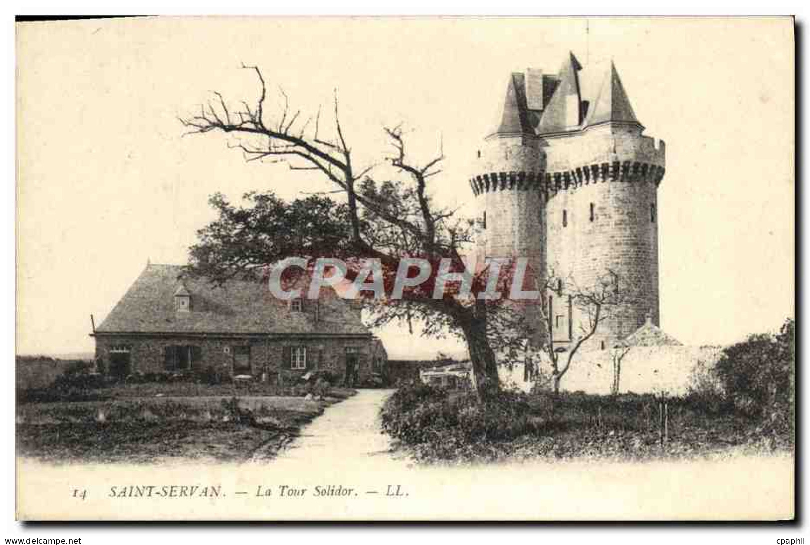 CPA Saint Servan La Tour Solidor