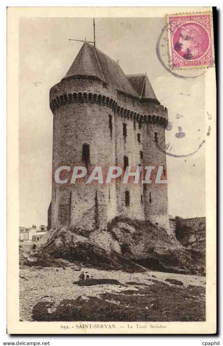 CPA Saint Servan La Tour Solidor