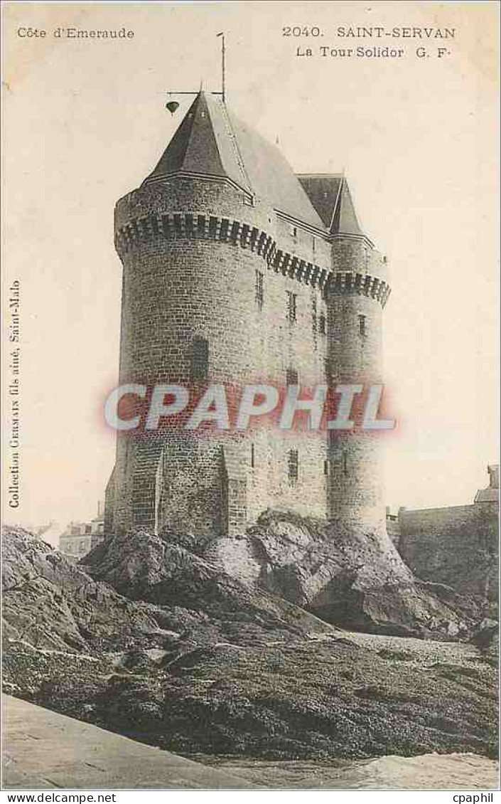 CPA Saint Servan La Tour Solidor