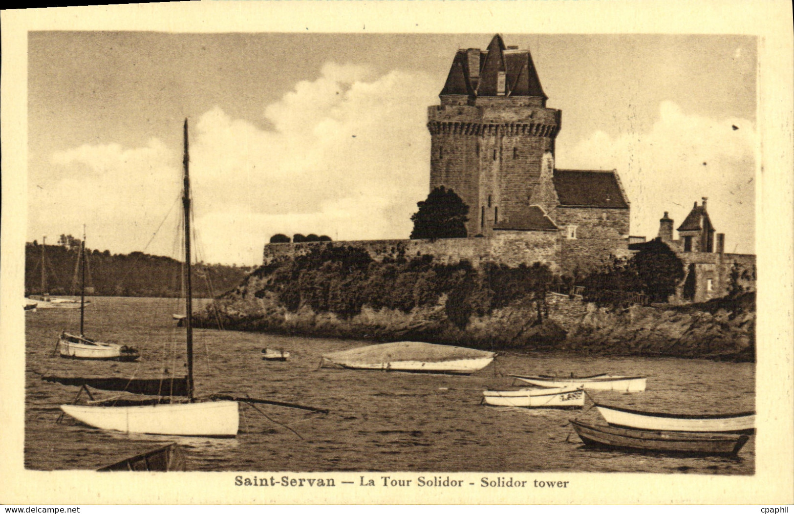 CPA Saint Servan La Tour Solidor