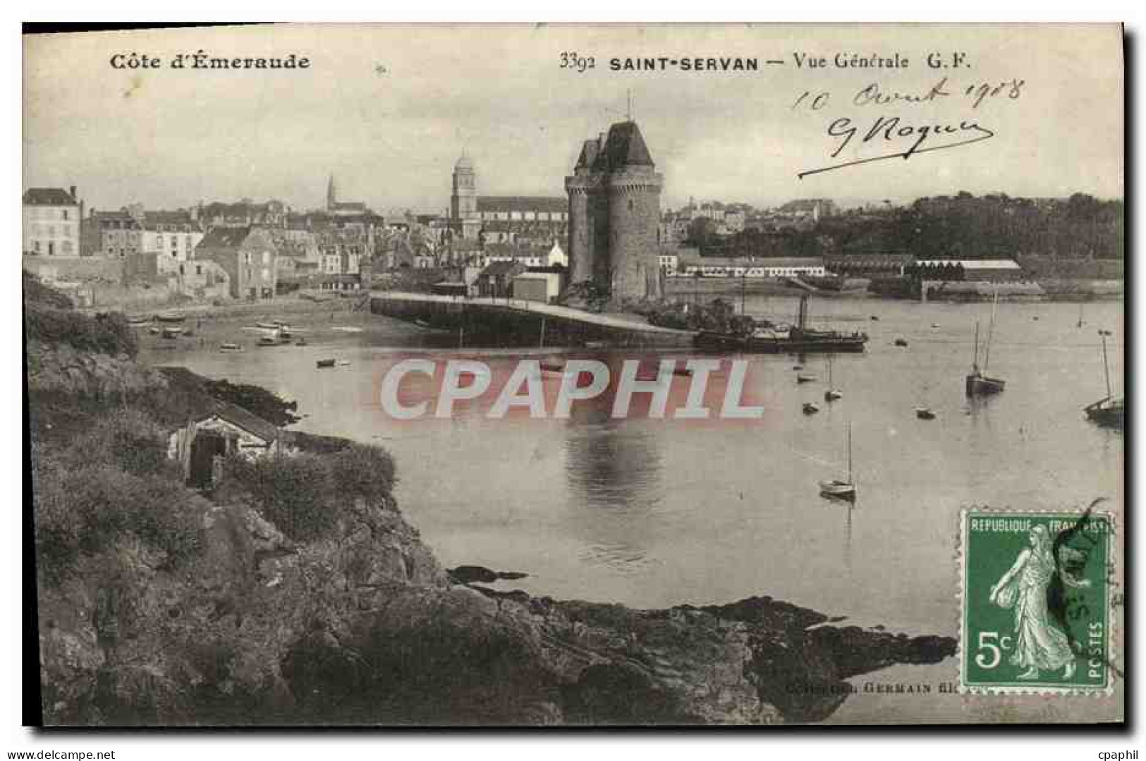 CPA Saint Servan Vue Generale