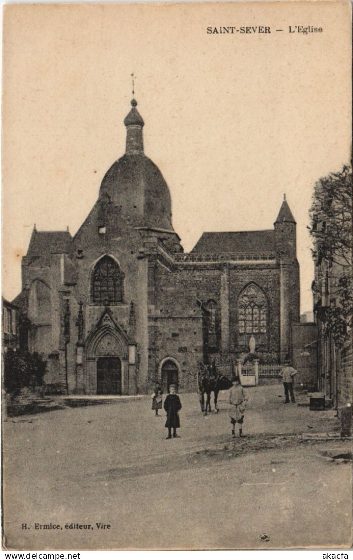 CPA SAINT-SEVER-CALVADOS SAINT-SEVER - L'Eglise (1228052)