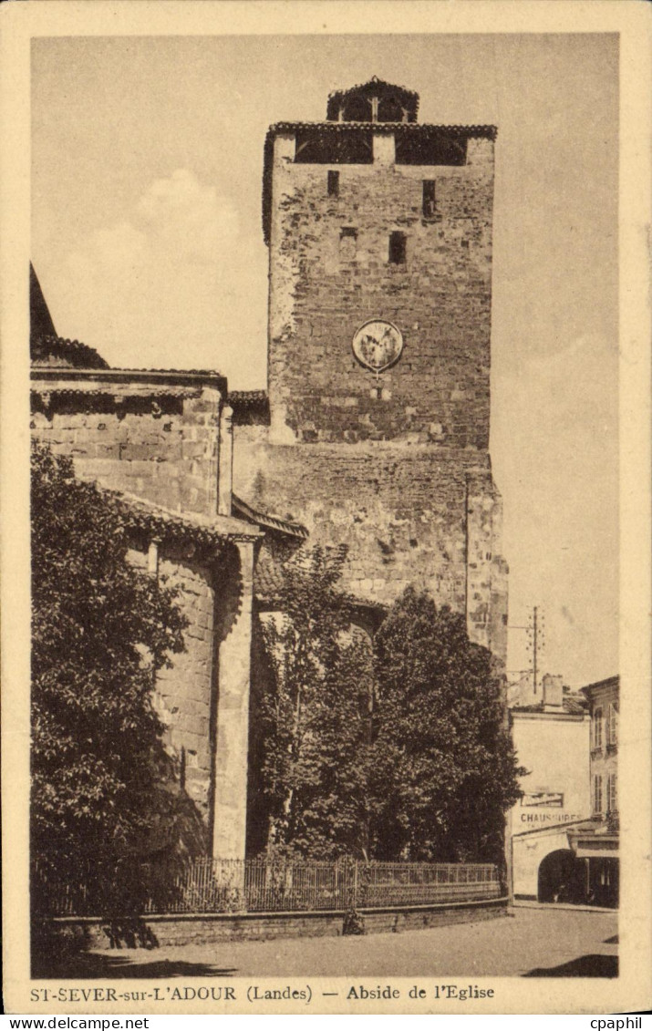 CPA Saint Sever sur Adour Abside de l Eglise