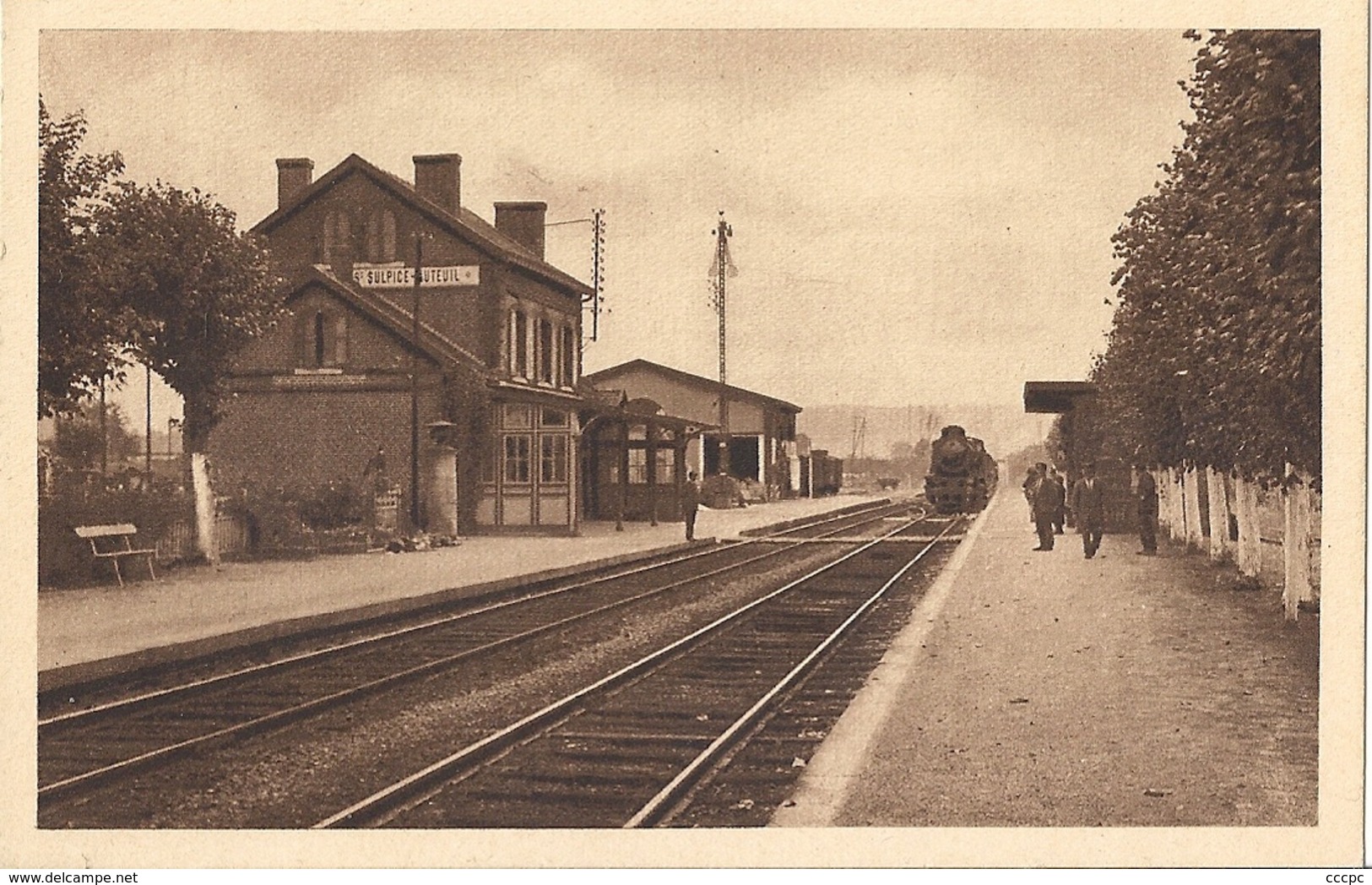 CPA Saint-Sulpîce La Gare