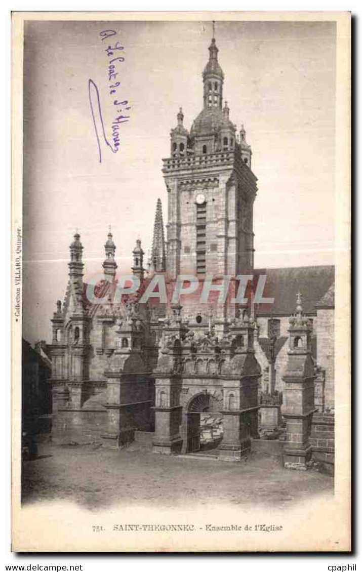 CPA Saint Thegonnec Ensemble de I Eglise