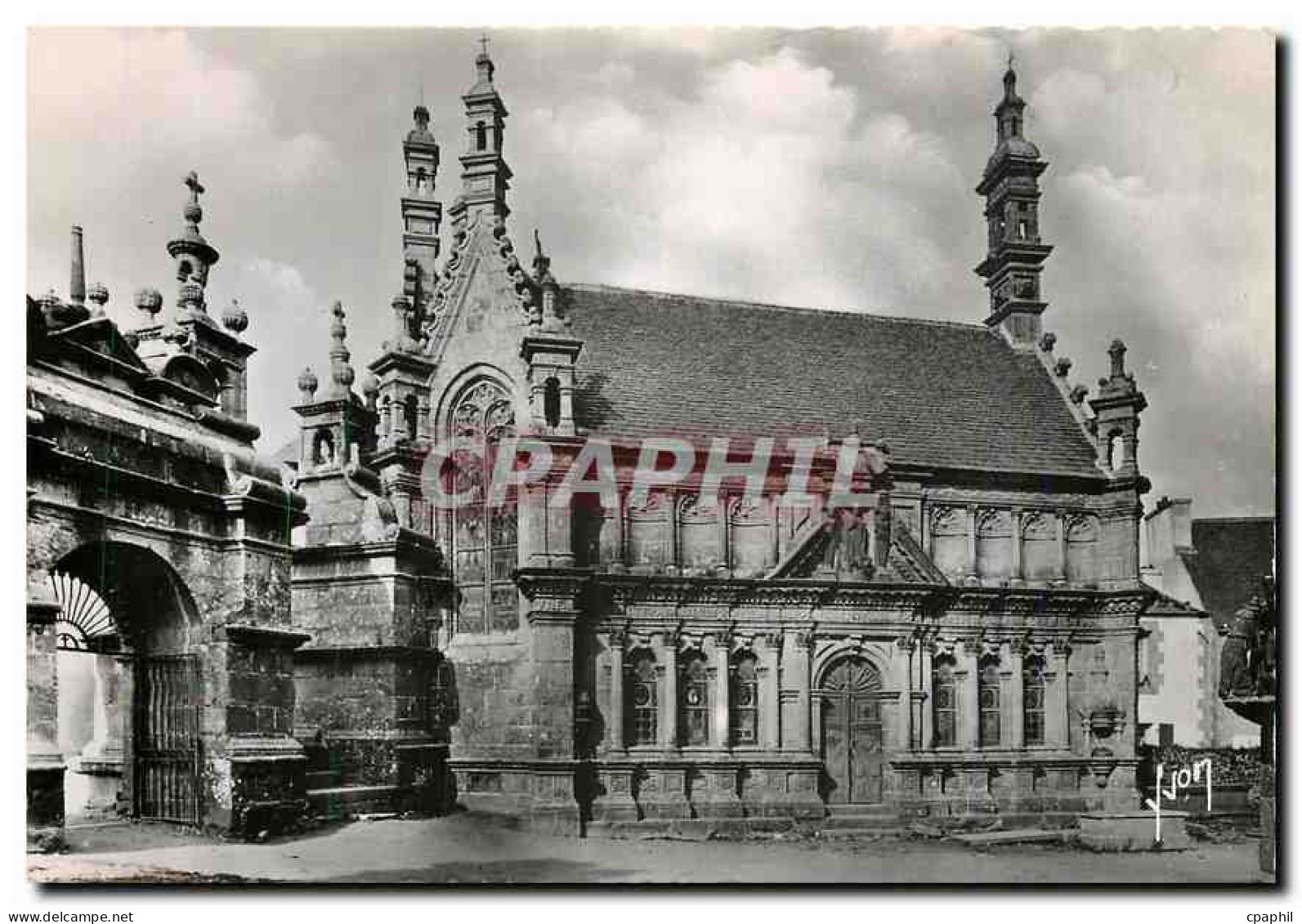 CPA Saint Thegonnec Finistere L'Ossuaire